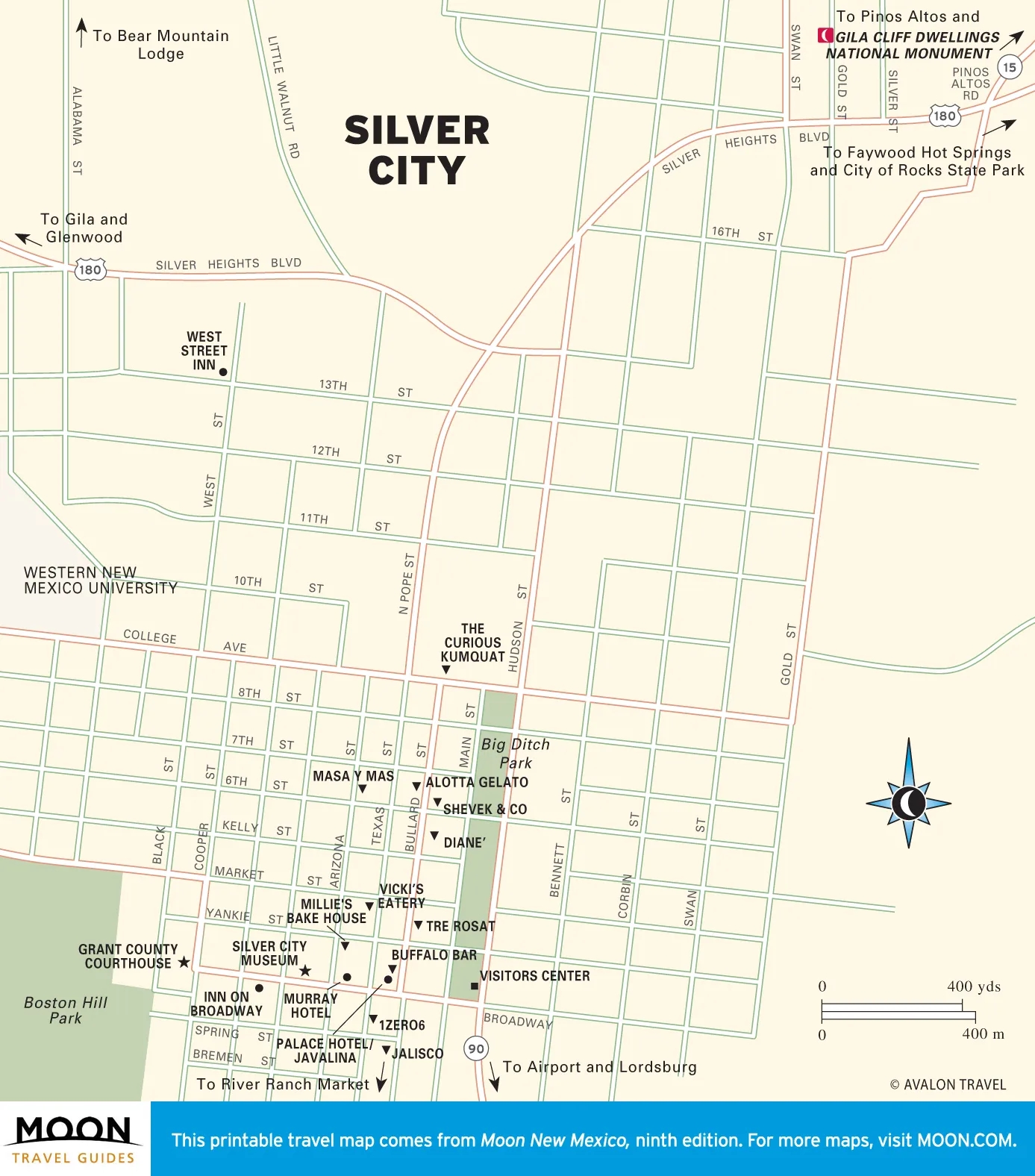 Printable New Mexico Street Map