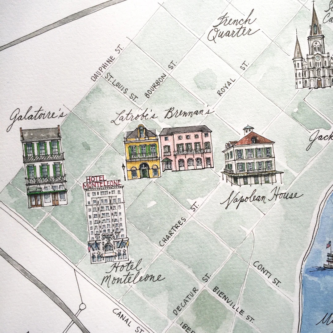 New Orleans Hotel Map Printable
