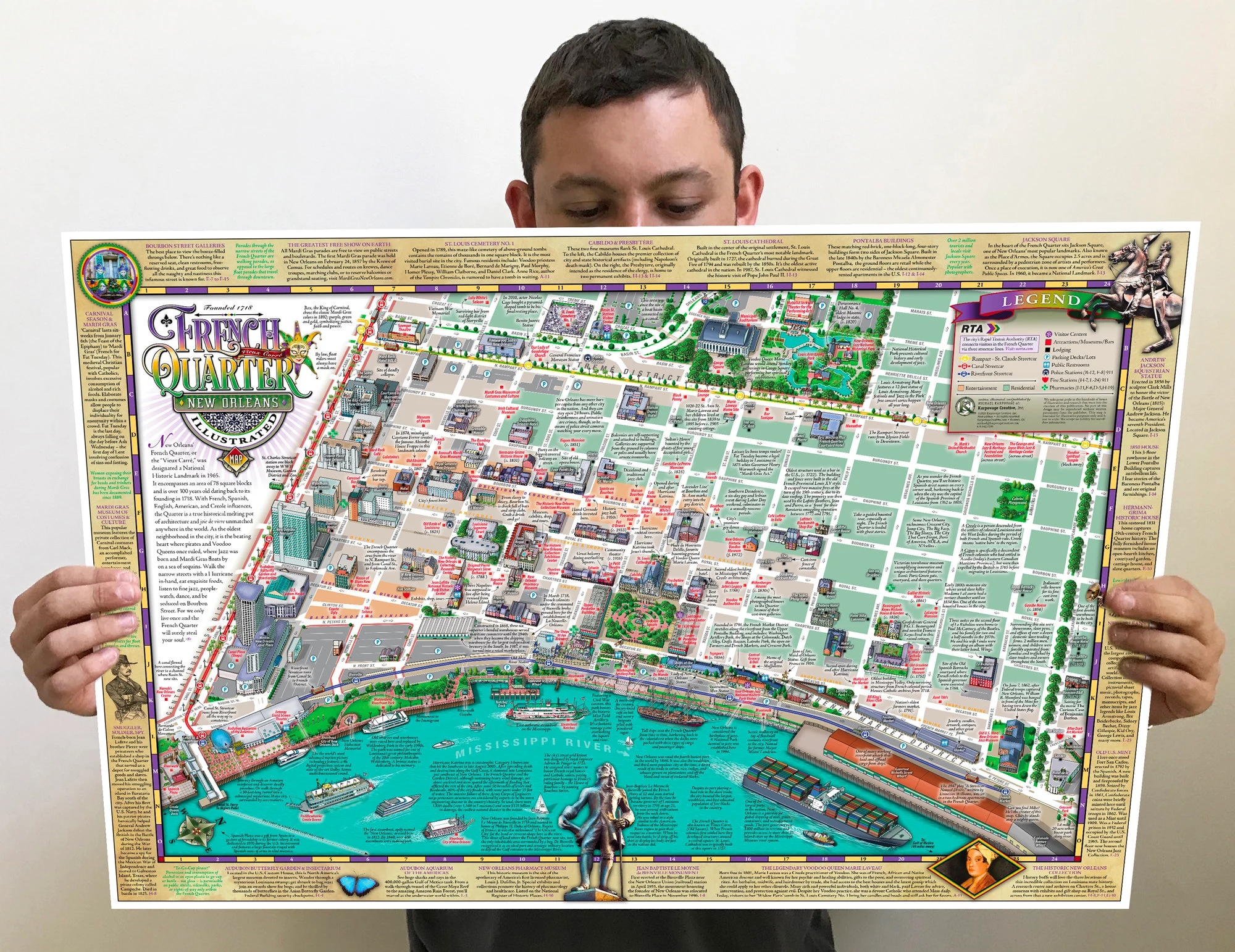 Printable Map Of French Quarter