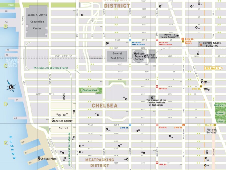 New York City Map By VanDam NYC Mandarin StreetSmart Map City Worksheets Library