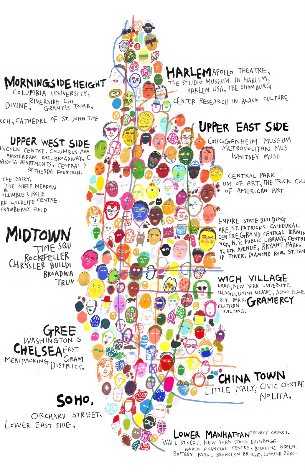 Printable Nyc Map With Main Attractions Printable Nyc Map With Main Attractions