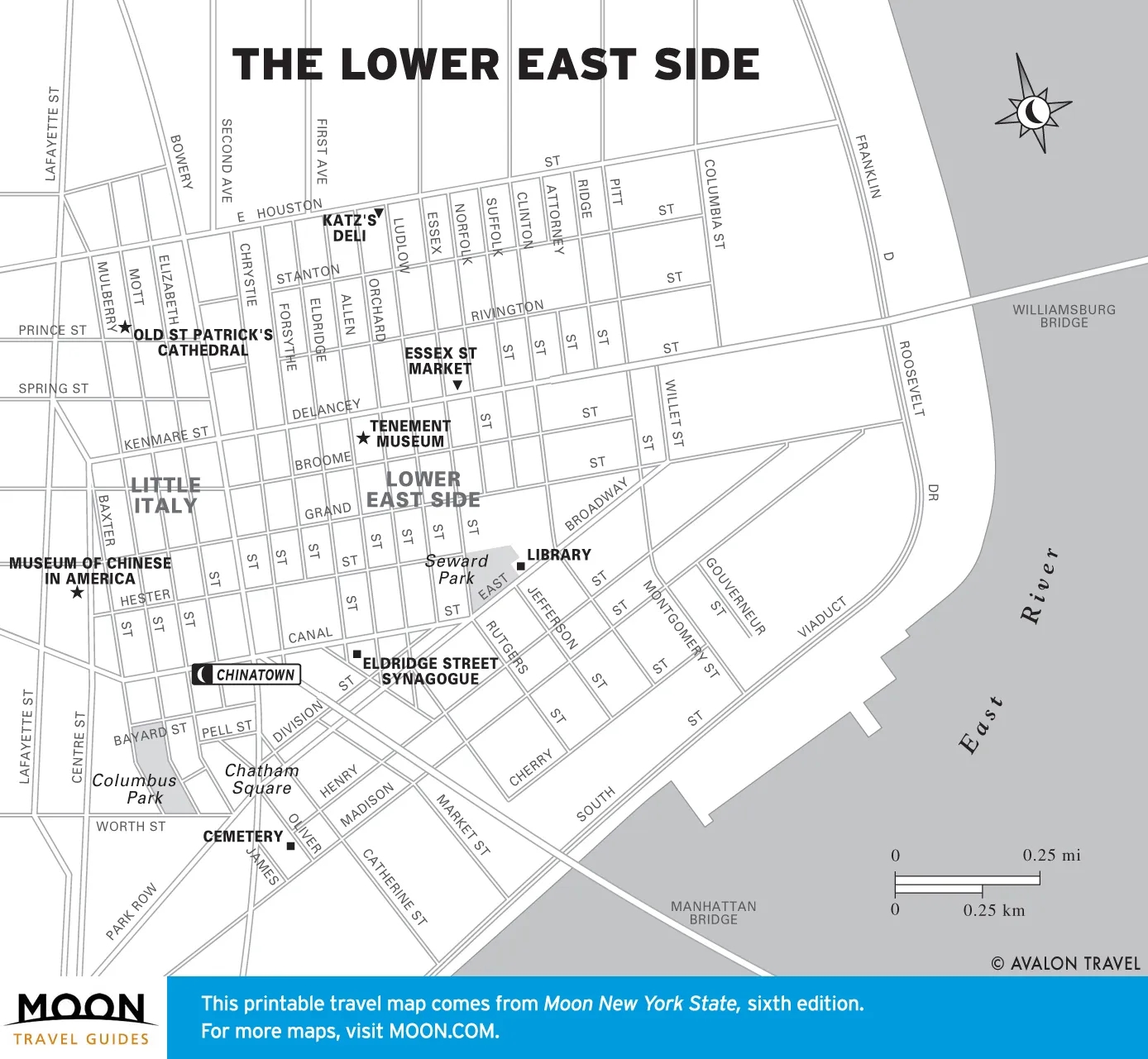 New York Maps Moon Travel Guides