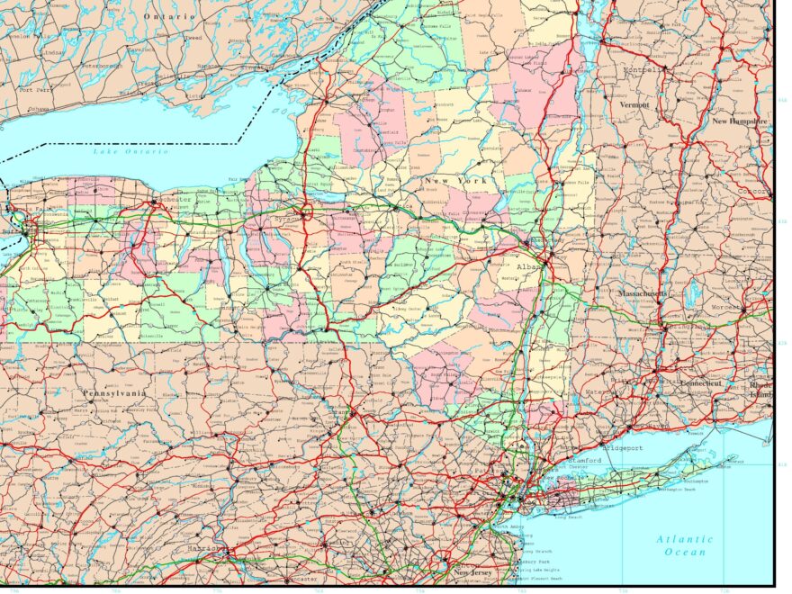 New York Political Map