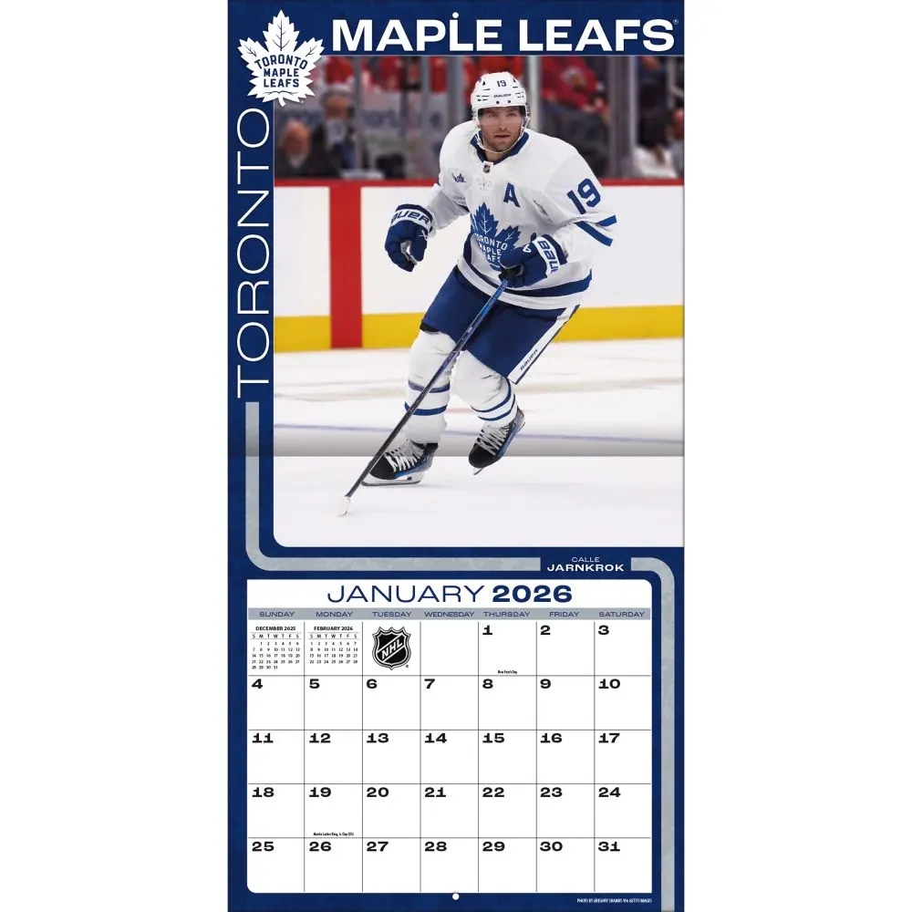 NHL Toronto Maple Leafs 2026 Wall Calendar Calendars