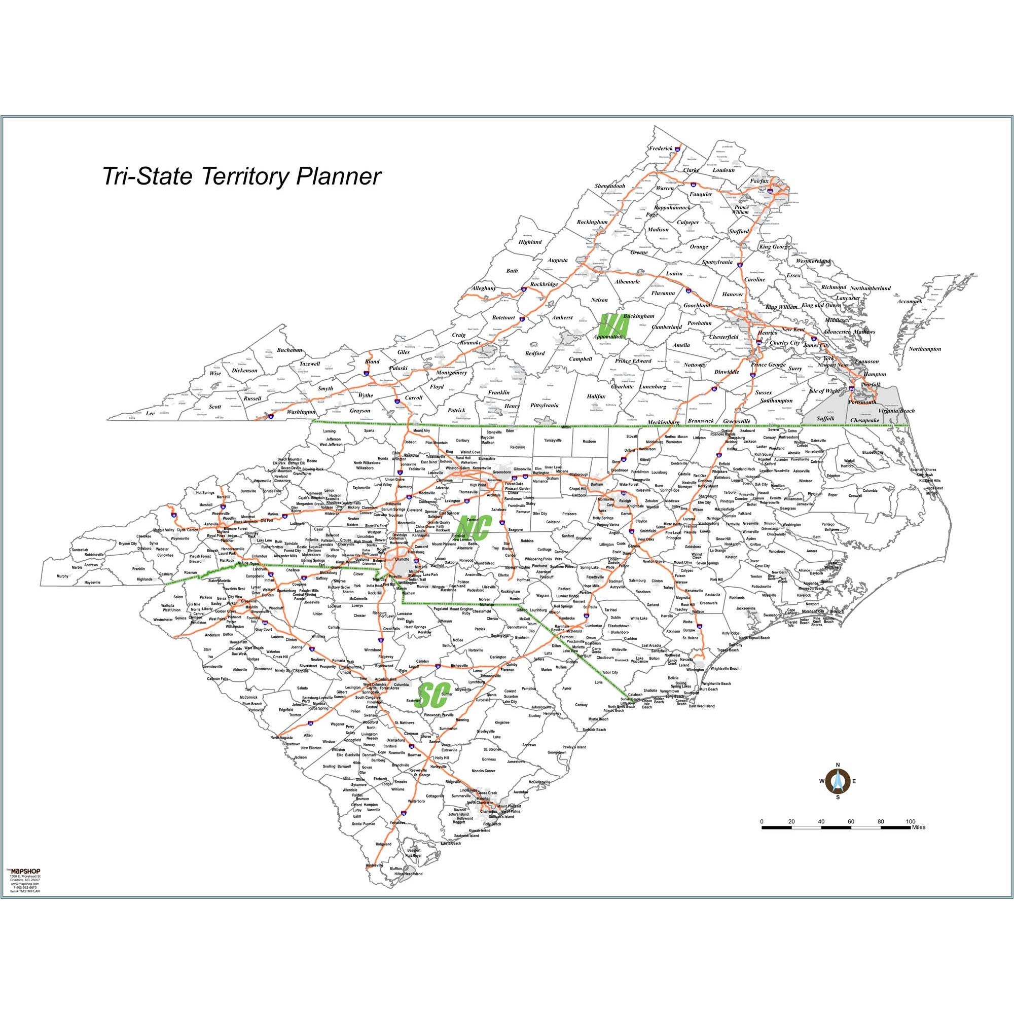 Printable Map Of Northern Virginia