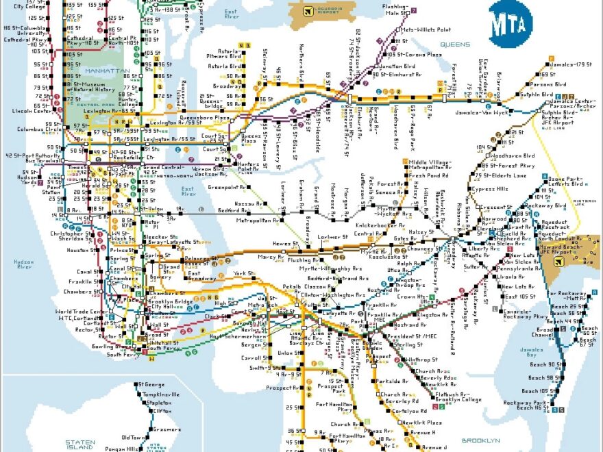NYC Subway Map Cross stitch Pattern Pattern Keeper Compatible PDF Download Etsy
