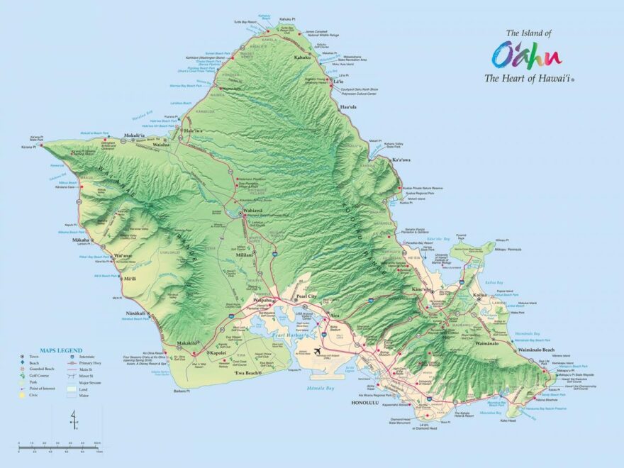 Oahu Maps Go Hawaii