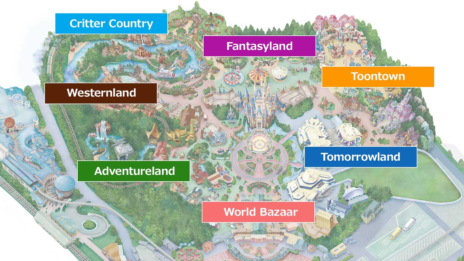 Printable Map Of Disney World