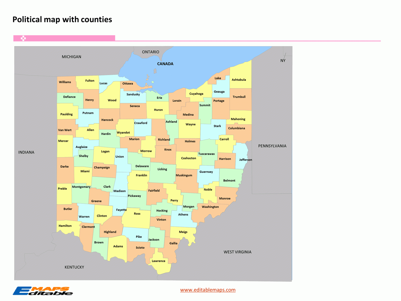 Ohio County Formation Map Printable