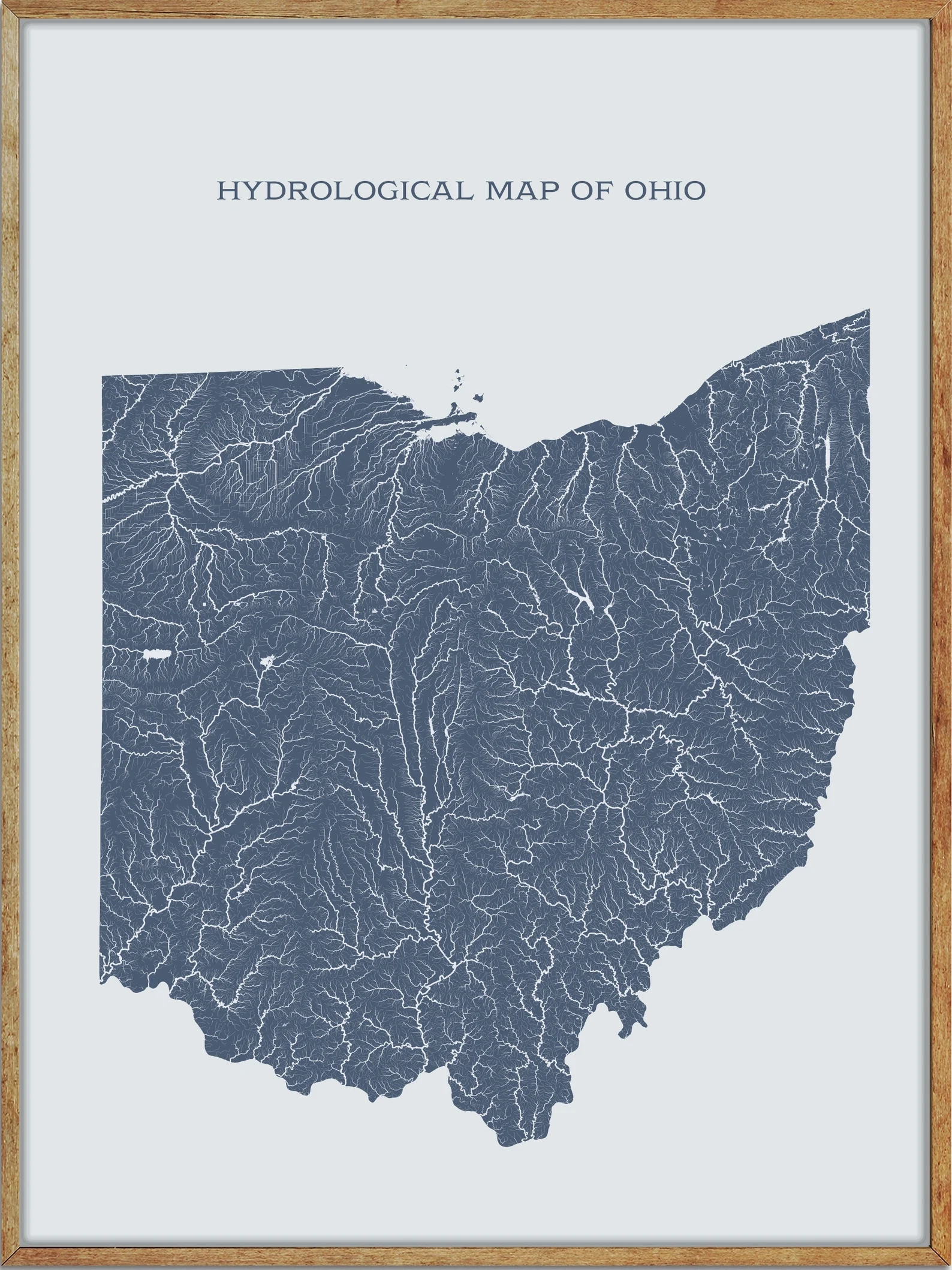 Printable Ohio Map Of Natural Features
