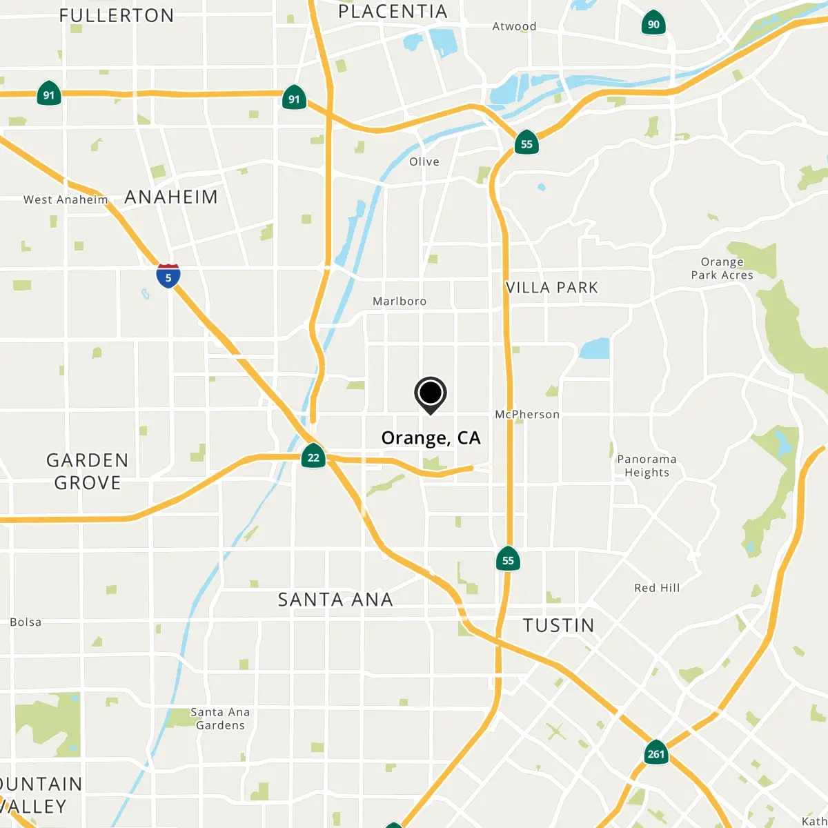 Orange CA Map Directions MapQuest