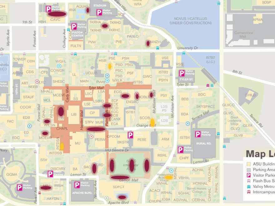 Outdoor Wifi Campus Maps ASU Enterprise Technology