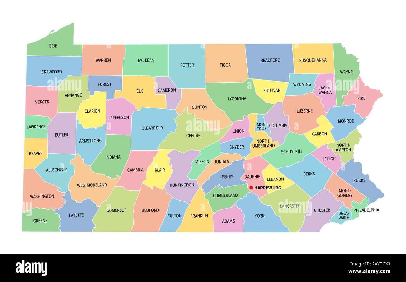 Pennsylvania Map District Hi res Stock Photography And Images Alamy Pennsylvania Map District Hi res Stock Photography And Images Alamy
