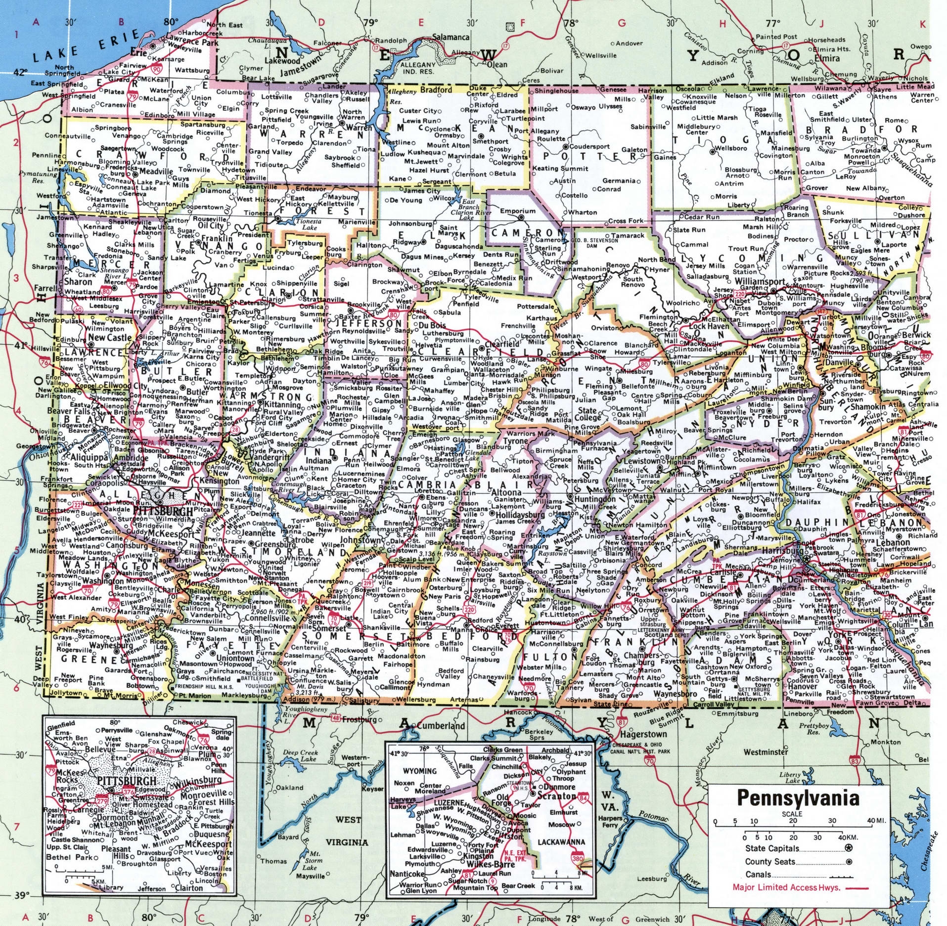 Pa County Map Printable Free Major Cities Pa County Map Printable Free Major Cities