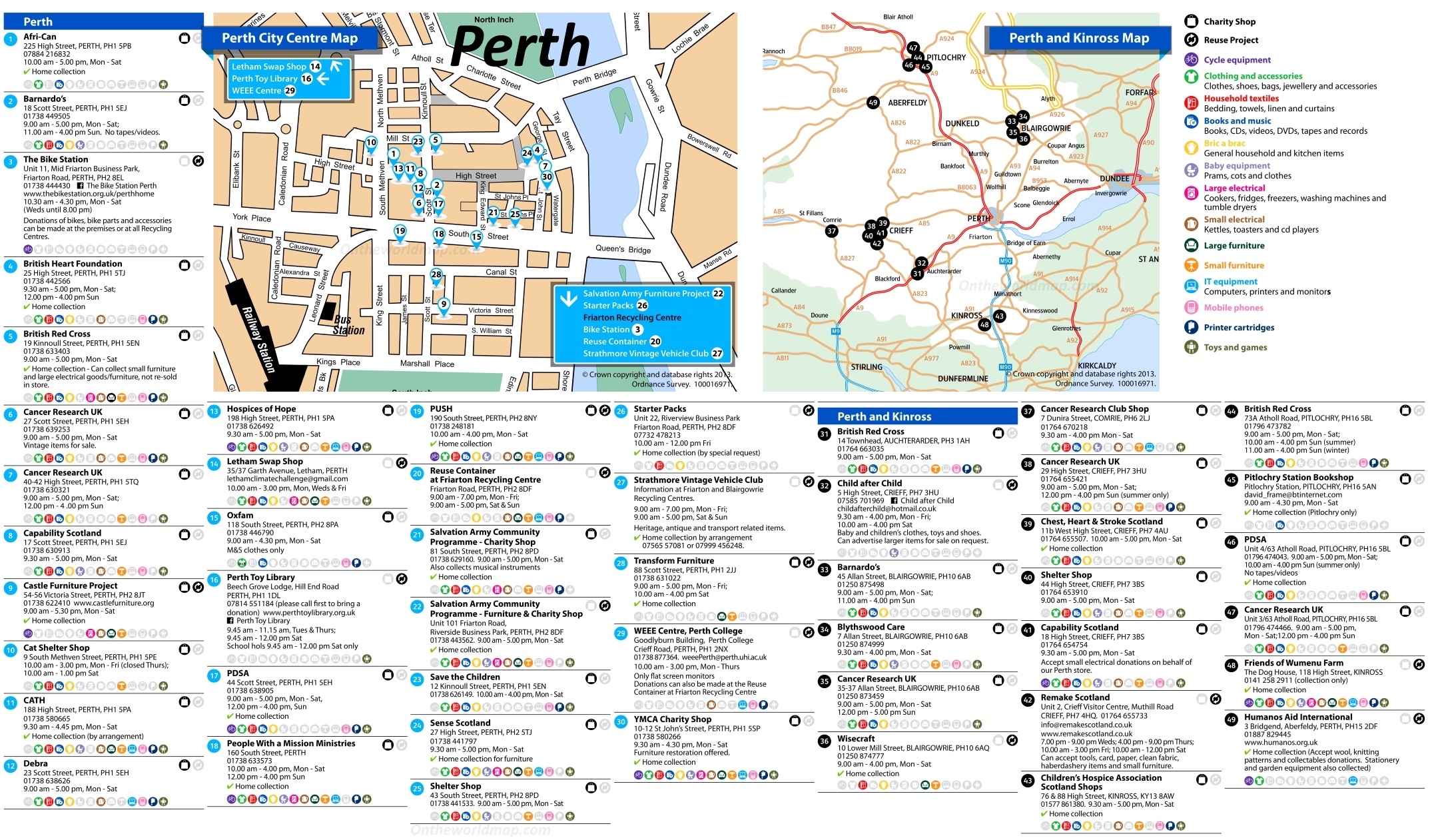 Printable Map Of Perth Council Areas