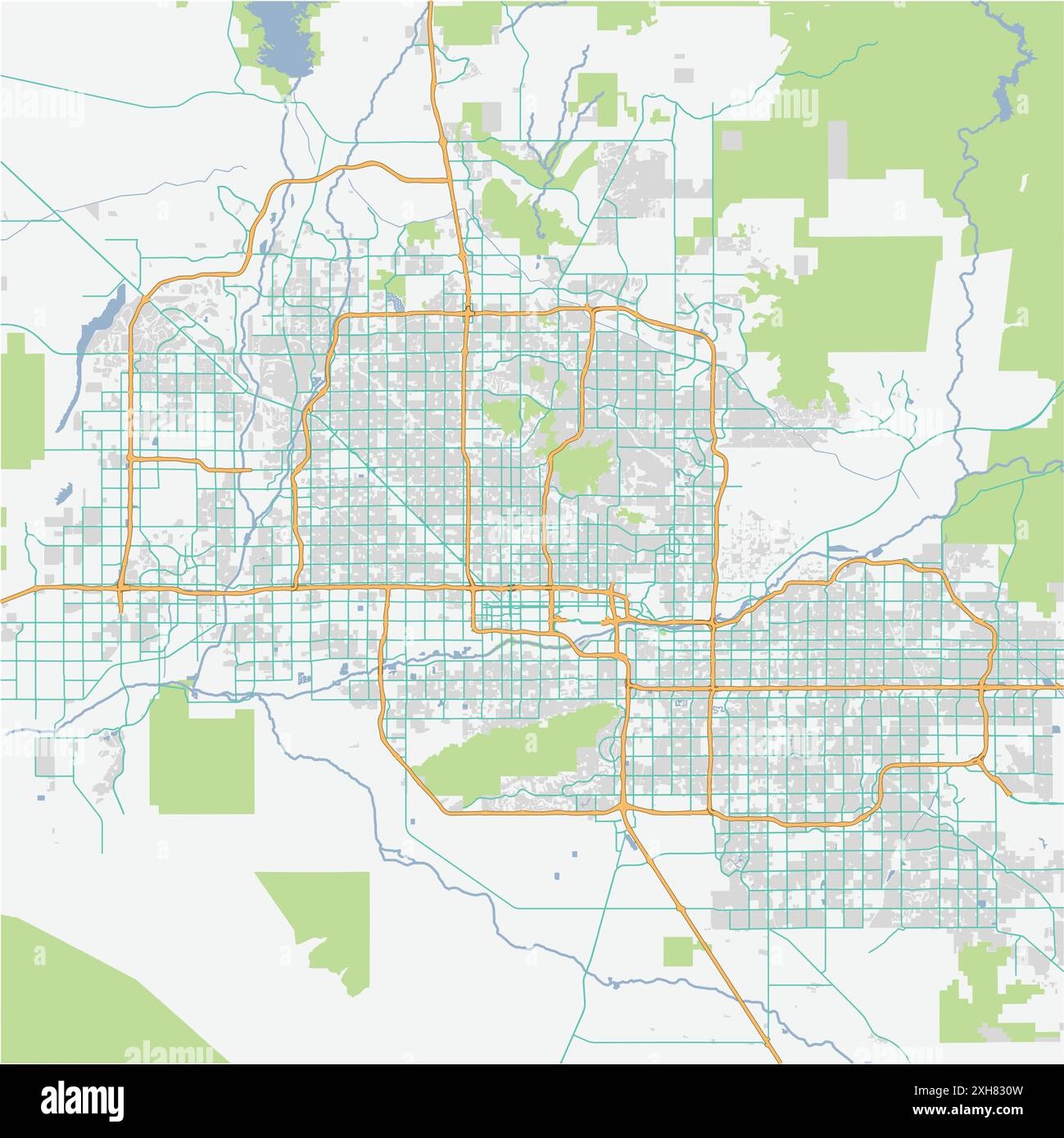 Phoenix Vector Map Hi res Stock Photography And Images Alamy