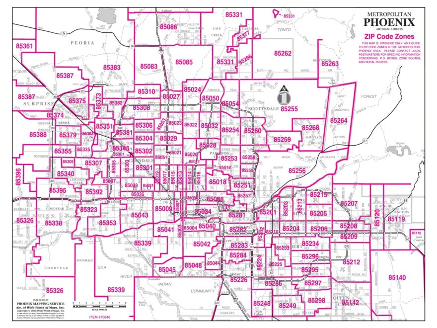 Pinal County Arizona Zip Codes Casa Grande Zip Code Boundary Map Worksheets Library