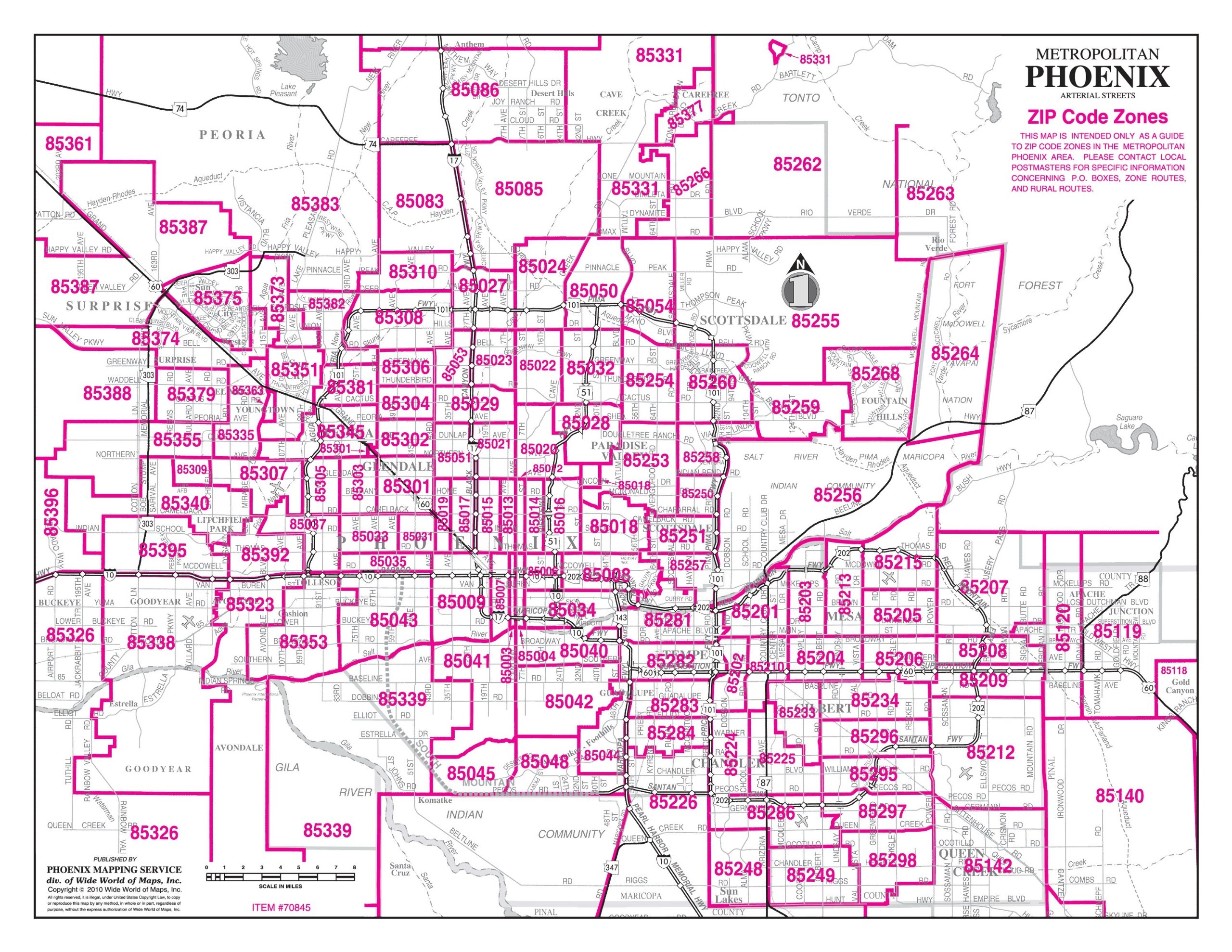 Pinal County Arizona Zip Codes Casa Grande Zip Code Boundary Map Worksheets Library