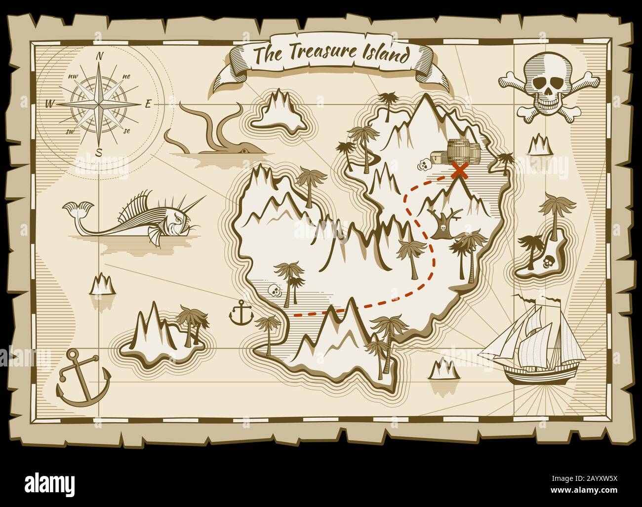 Pirate Map Hi res Stock Photography And Images Alamy Pirate Map Hi res Stock Photography And Images Alamy