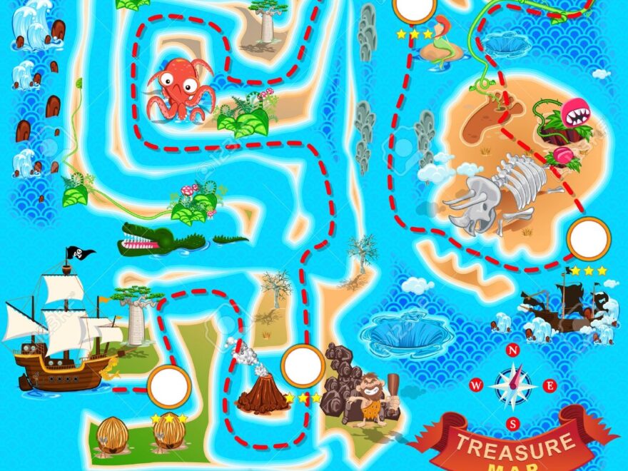 Pirate Treasure Map Royalty Free SVG Cliparts Vectors And Stock Illustration Image 27488329
