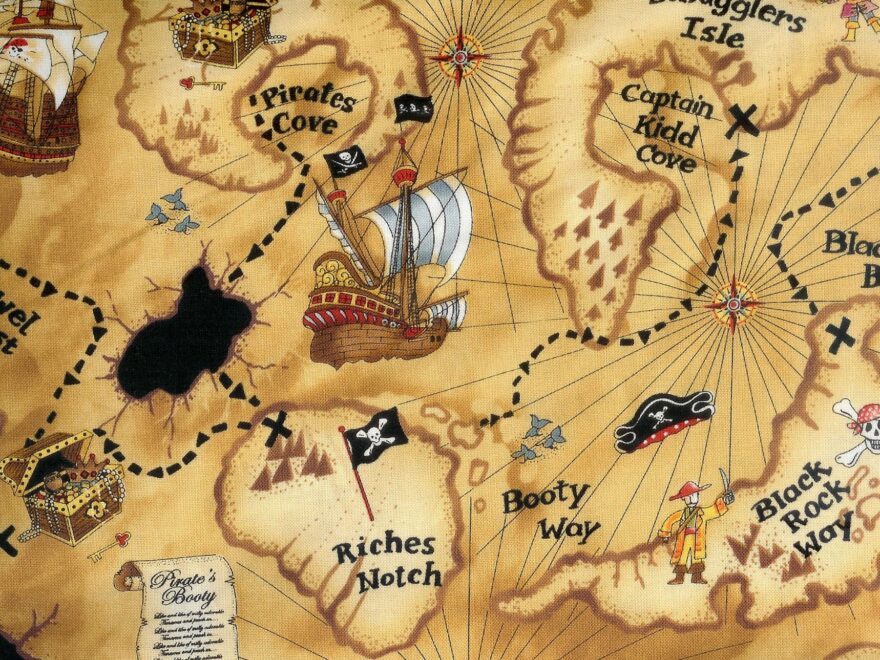 Pirate Treasure Map Worksheets Library