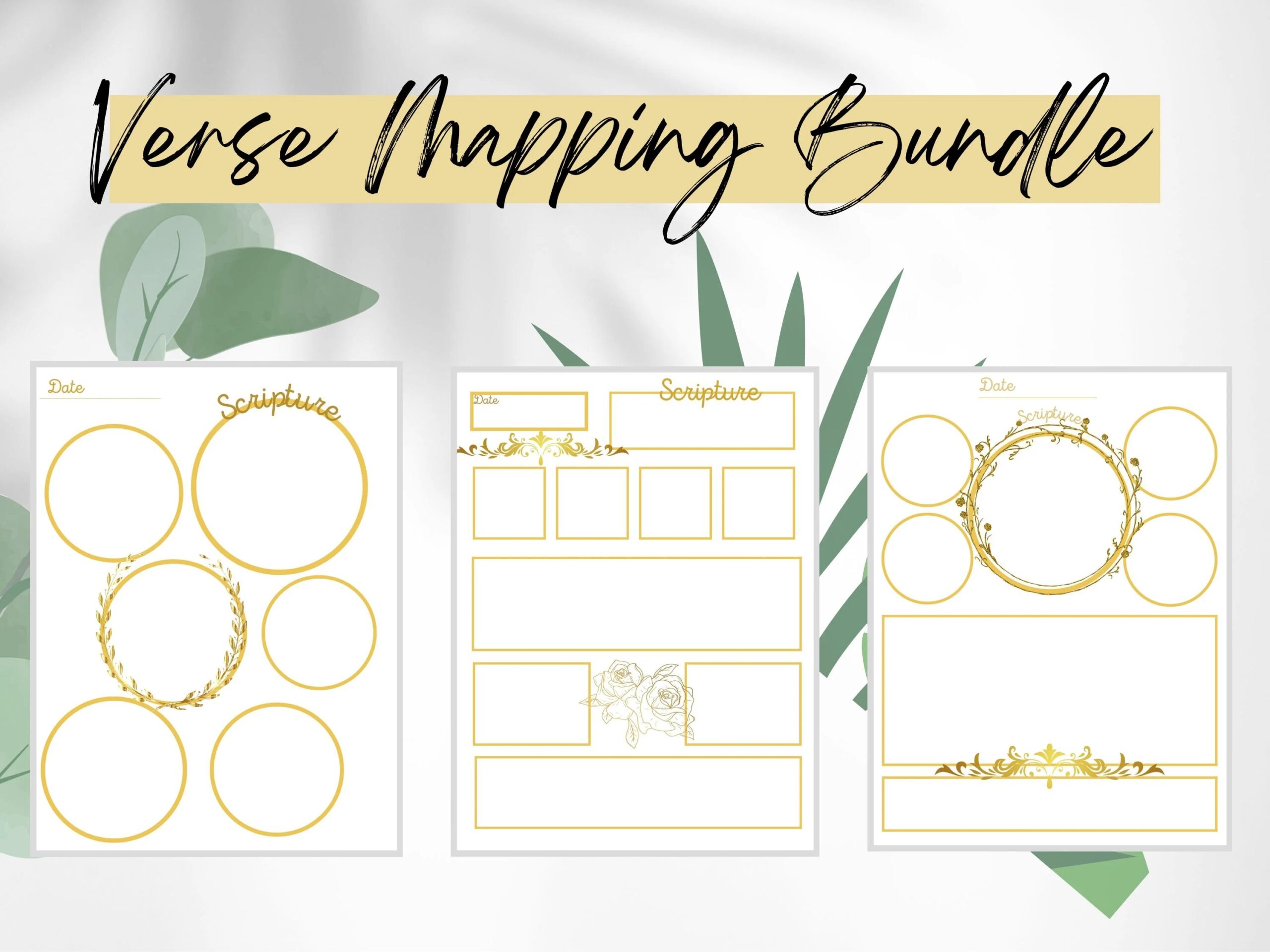 Verse Mapping Printable Bubbles Verse Mapping Printable Bubbles