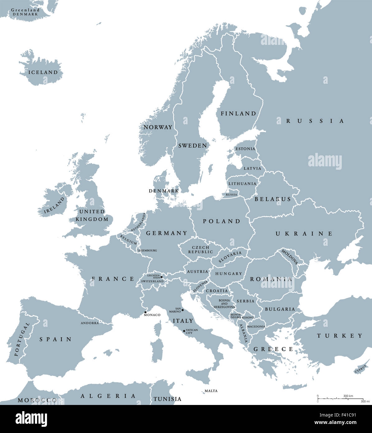 Printable Map Of European Countries Printable Map Of European Countries