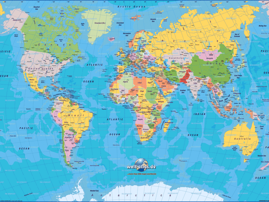 Political Map Of The World Guide Of The World