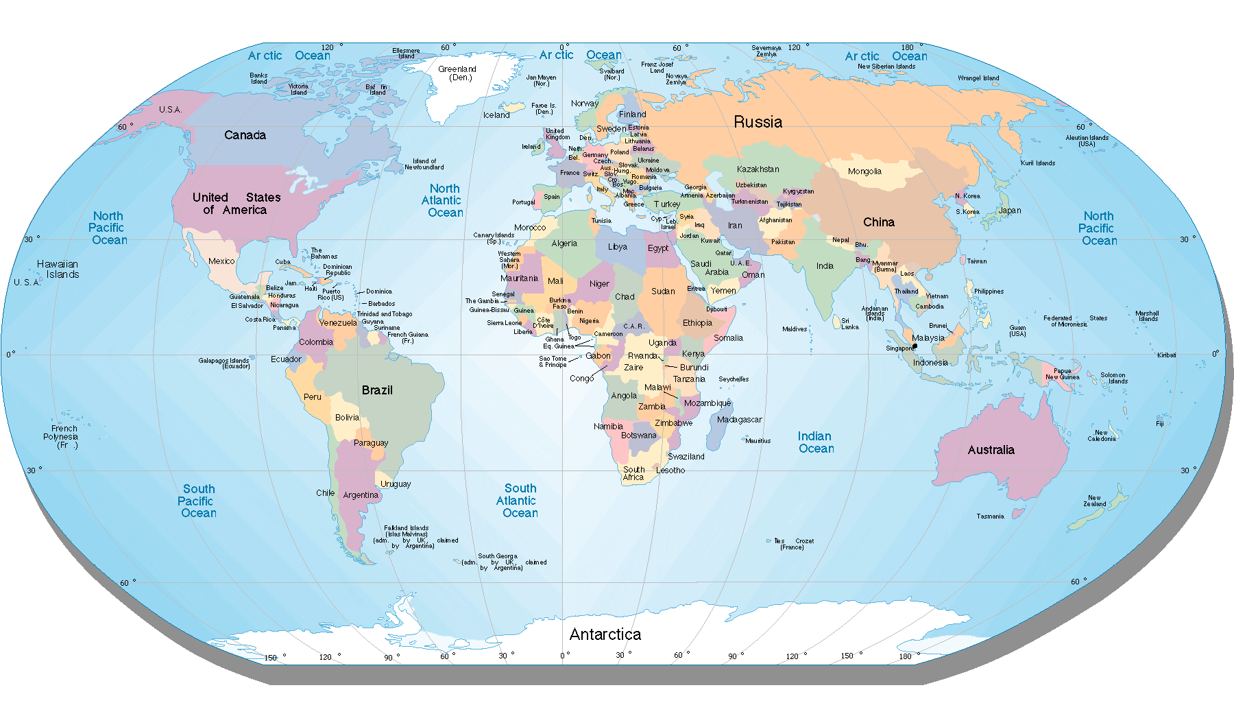 Political Map Of The World Guide Of The World Political Map Of The World Guide Of The World