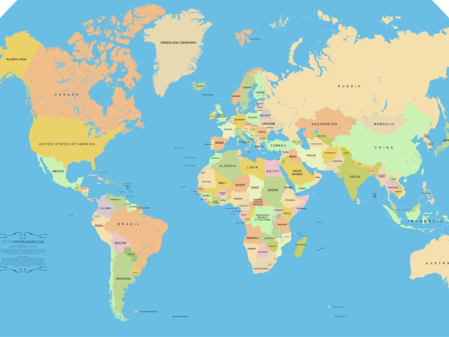 Political Map Of The World Guide Of The World