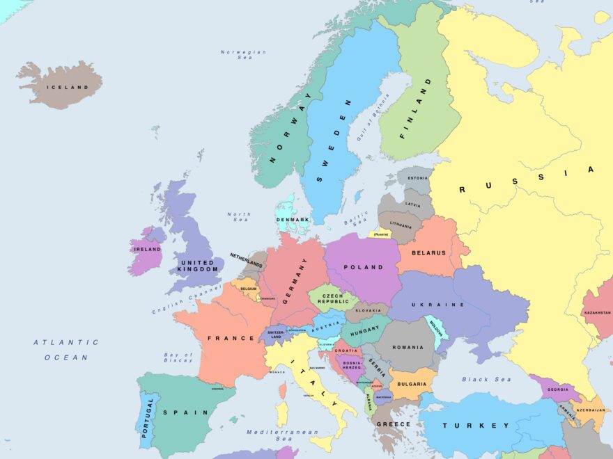 Political Maps Of Europe Mapswire