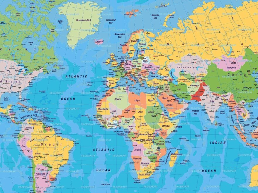 Political world map hd Wills Eye Hospital Worksheets Library