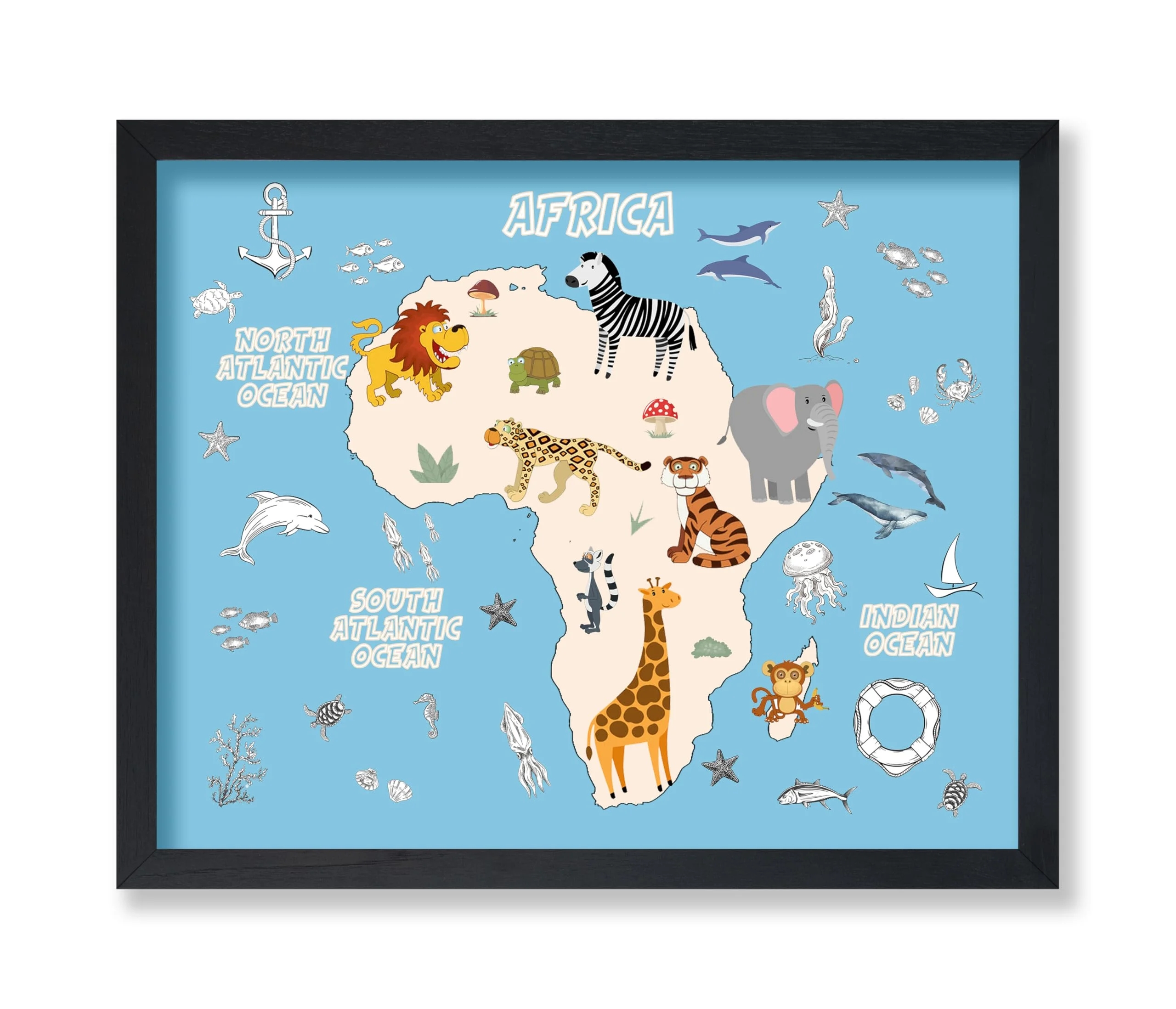 Poster Master Map Of Africa Poster Animal World Map Print Learning Materials Art Educational Art Gift For Students Teachers Fun Decor For Classroom Or Playroom 11x14 UNFRAMED nbsp Walmart Poster Master Map Of Africa Poster Animal World Map Print Learning Materials Art Educational Art Gift For Students Teachers Fun Decor For Classroom Or Playroom 11x14 UNFRAMED nbsp Walmart