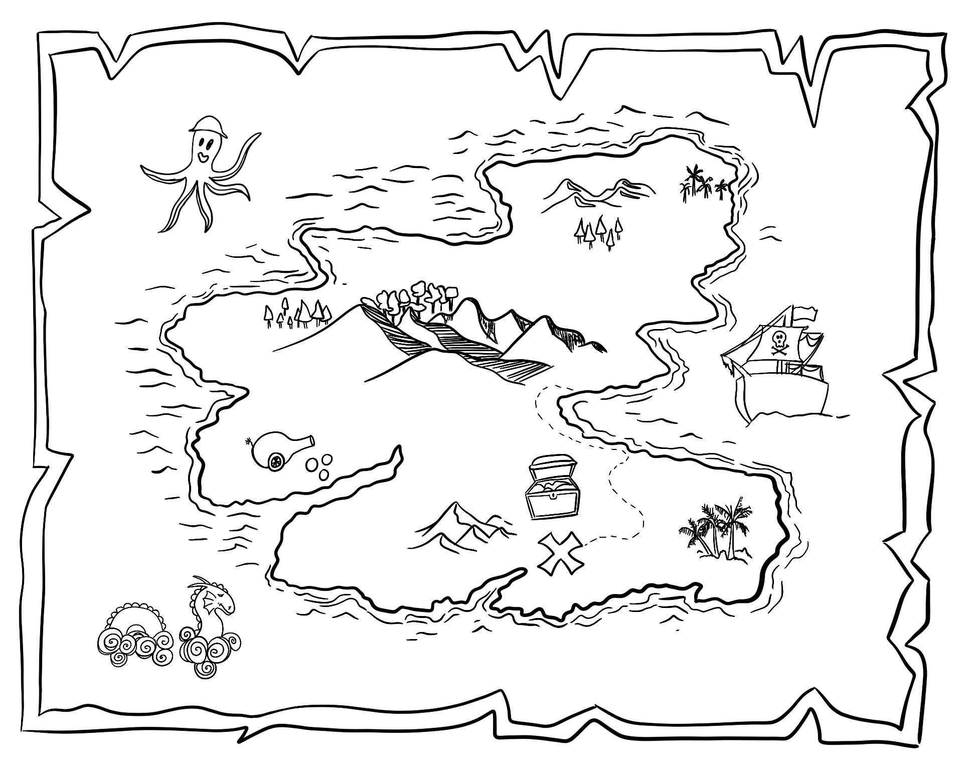 Free Printable Map Template