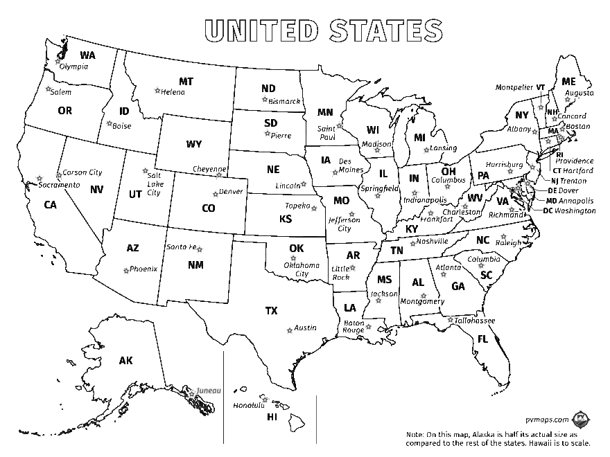 Printable Line Maps Pvmaps