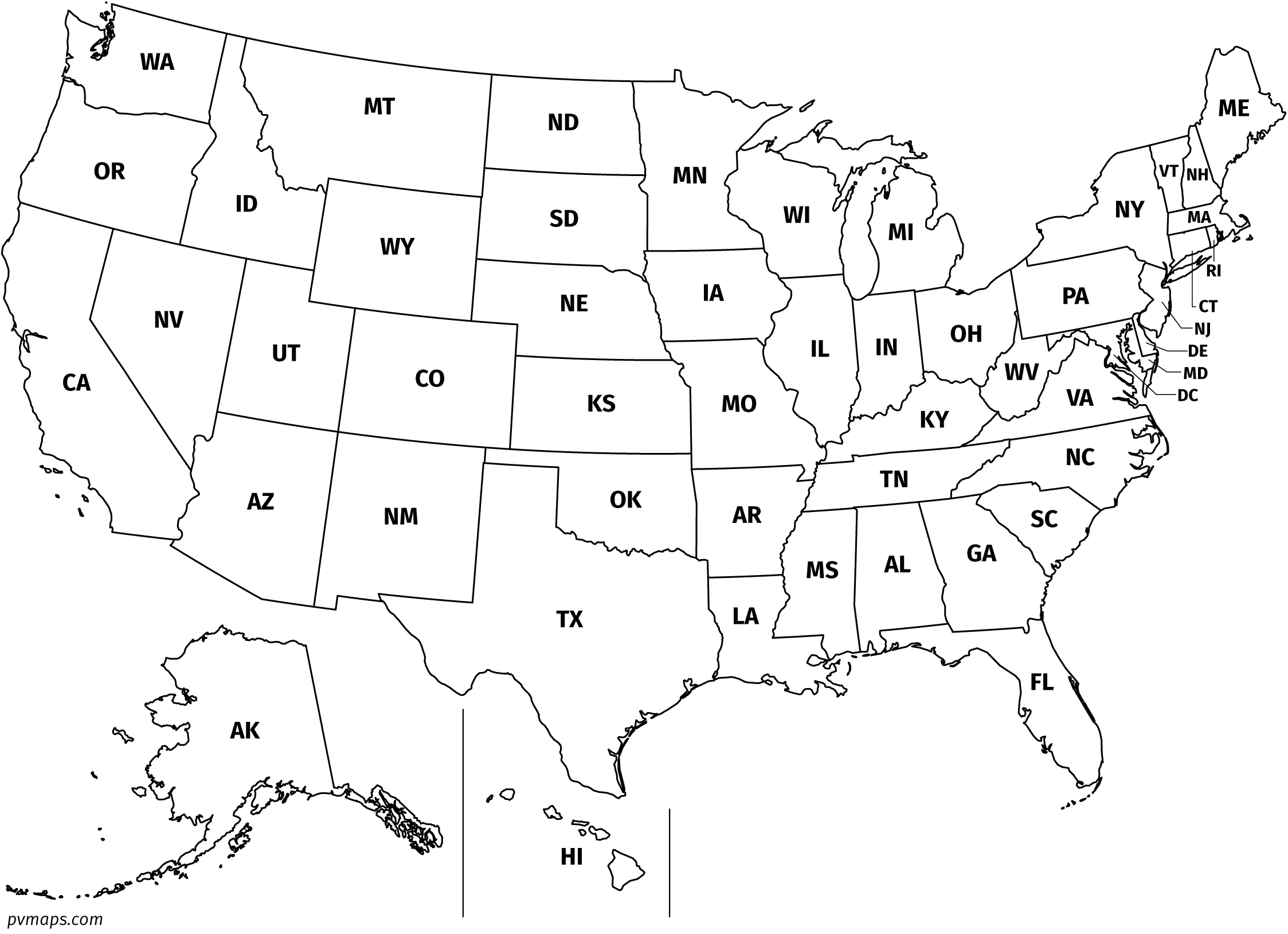 Printable Line Maps Pvmaps