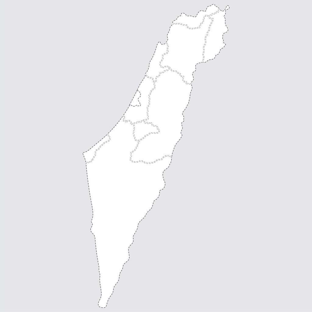  Printable Map Of Israel Download For FREE