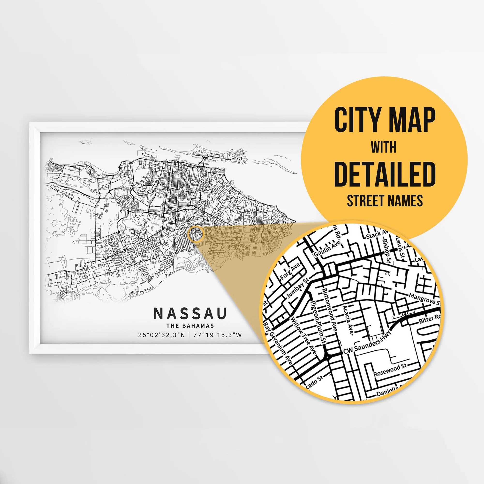 Printable Map Of Nassau The Bahamas With Street Names Instant Download City Map Travel Gift City Poster Road Map Print Wall Art Etsy Printable Map Of Nassau The Bahamas With Street Names Instant Download City Map Travel Gift City Poster Road Map Print Wall Art Etsy
