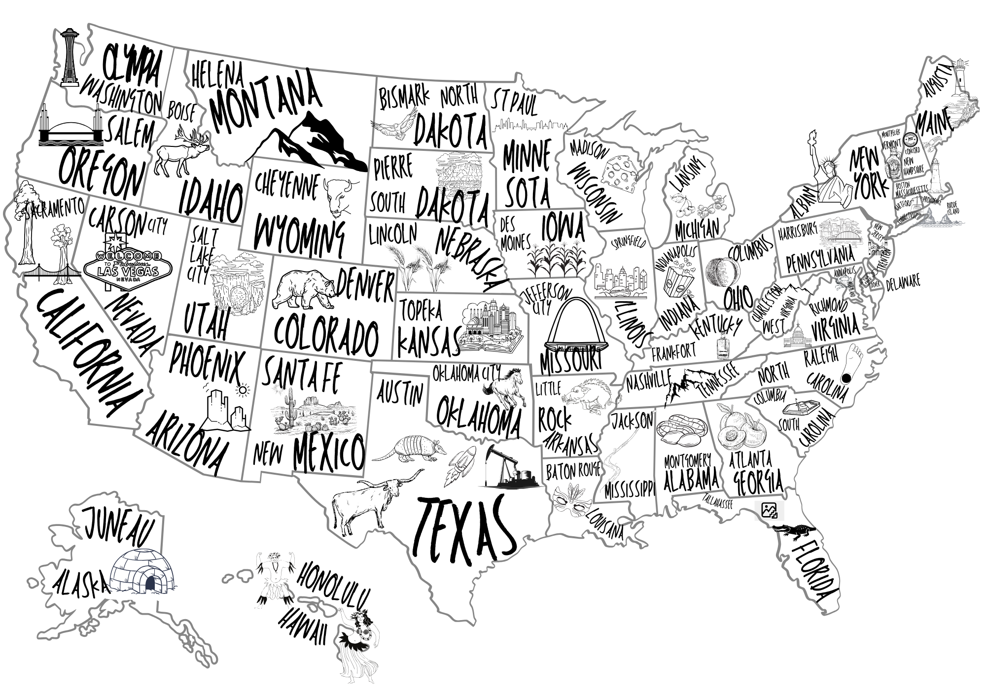 Printable Map Of The United States Mrs Merry Worksheets Library Printable Map Of The United States Mrs Merry Worksheets Library