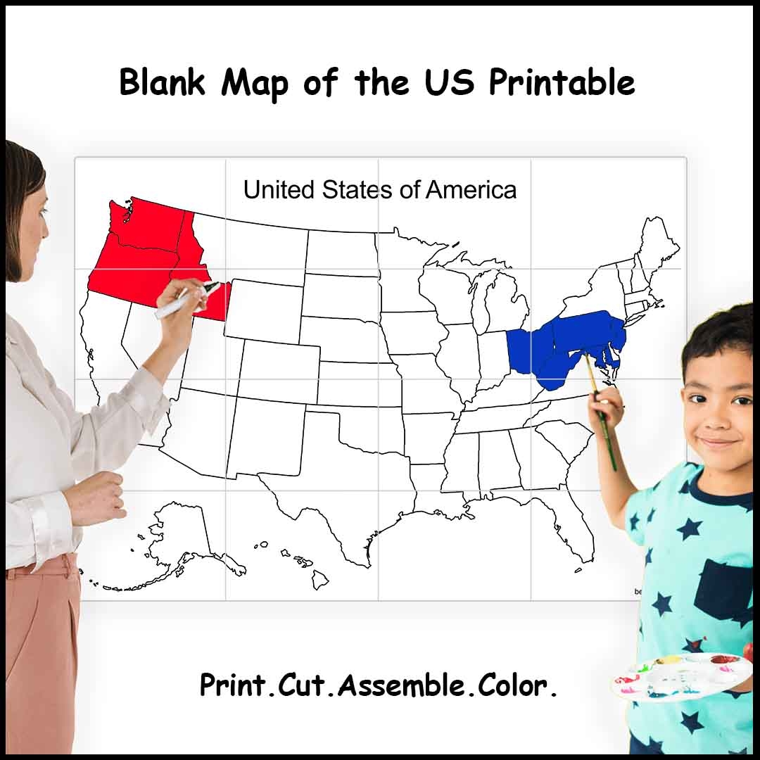 Printable Map Of The United States