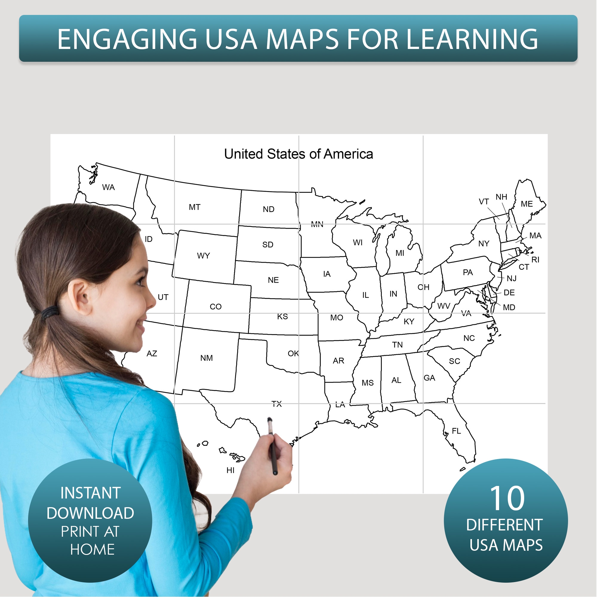 Southeastern Us Map Printable
