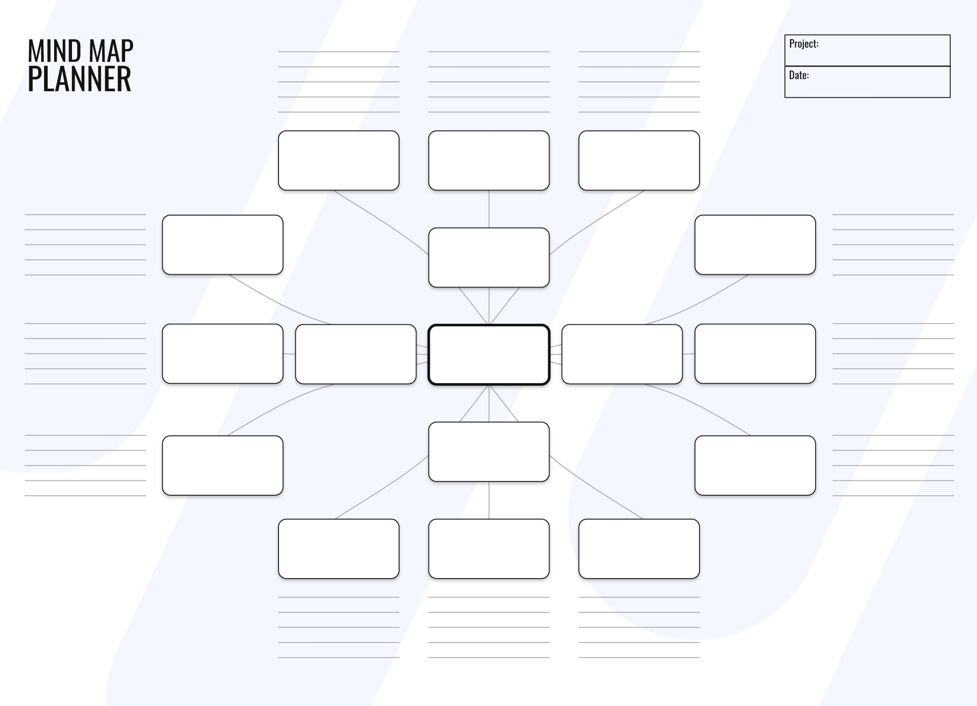 Printable Mind Map Template