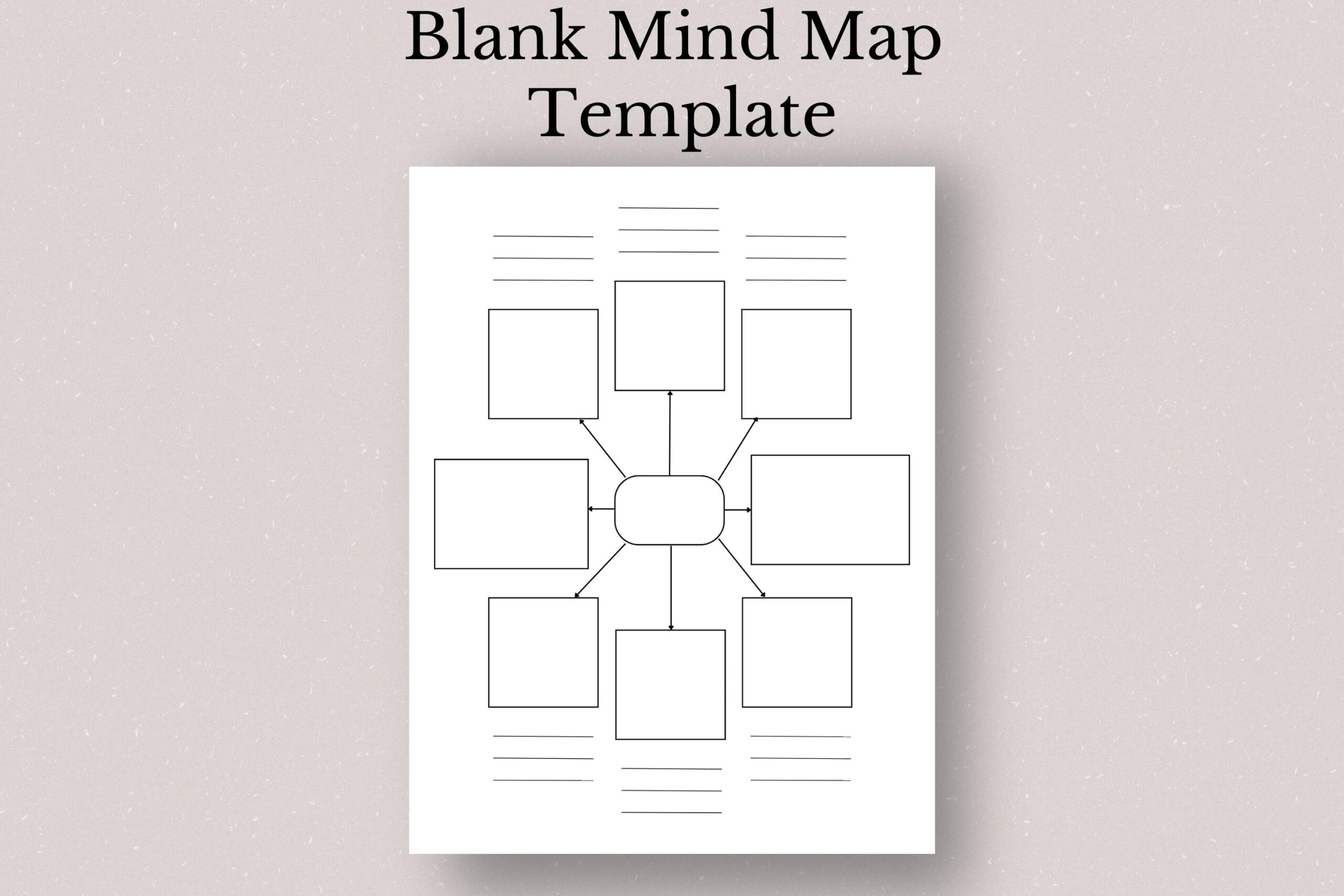 Full Page Thinking Map Printable