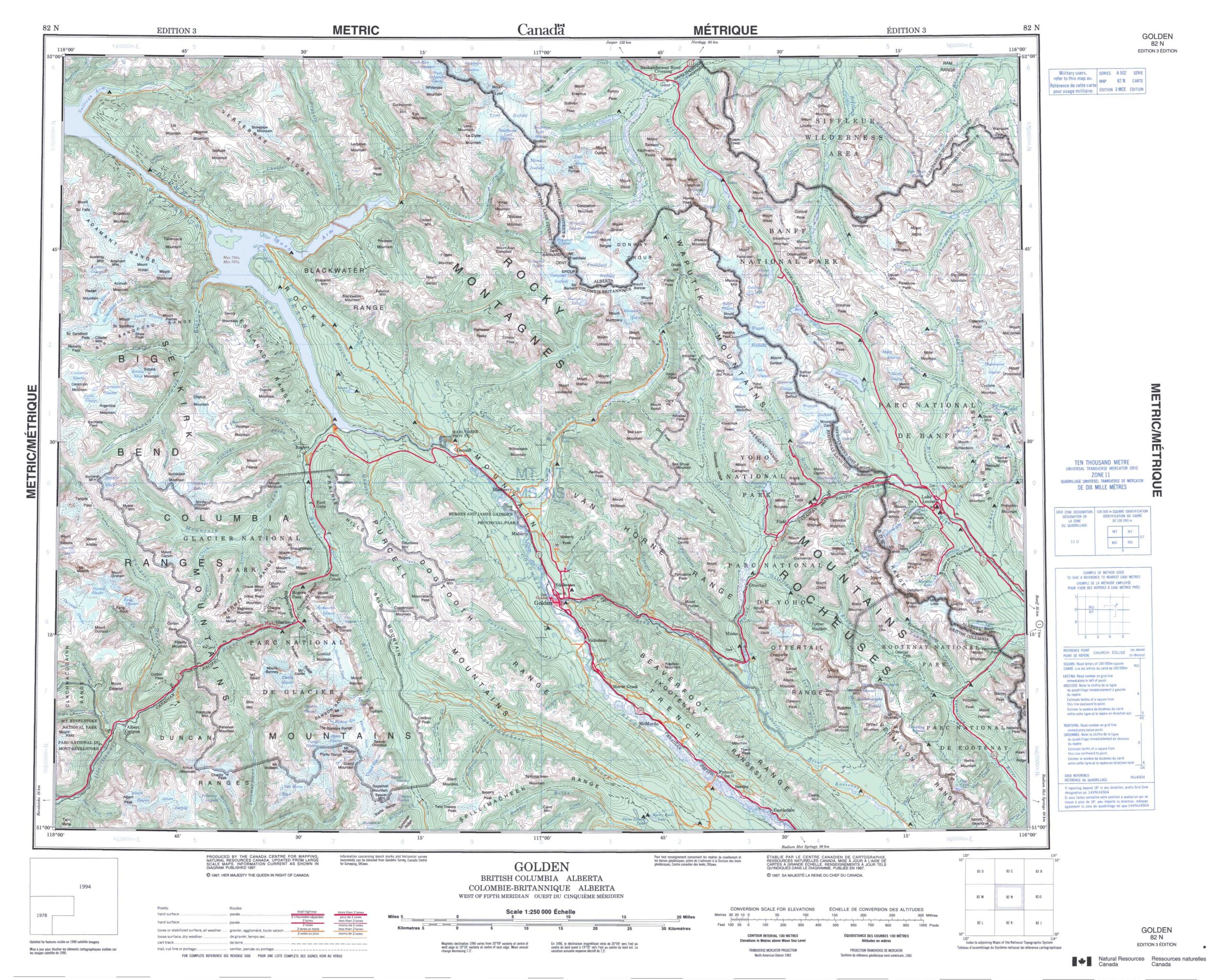Free Printable Topographic Map