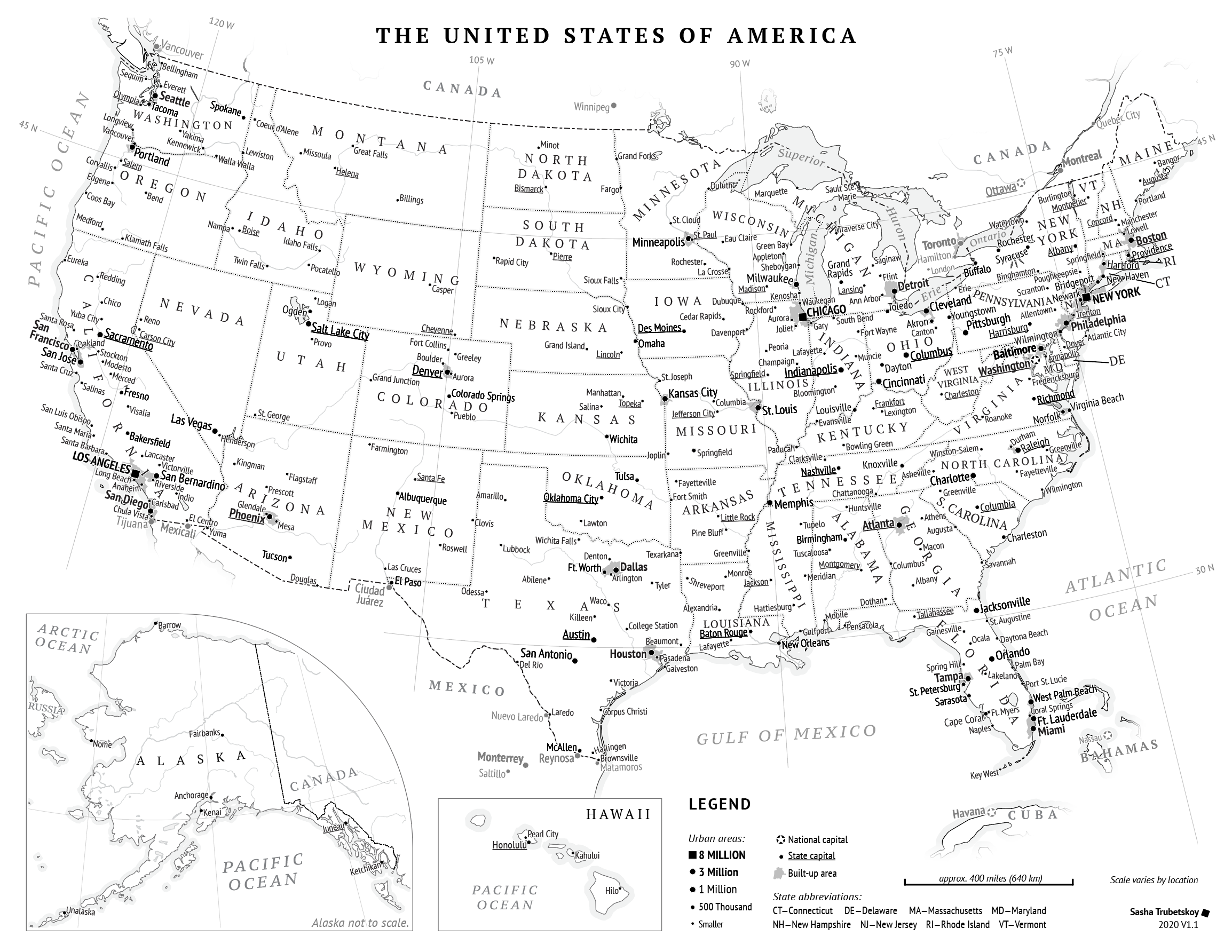 A4 Size Printable Maps