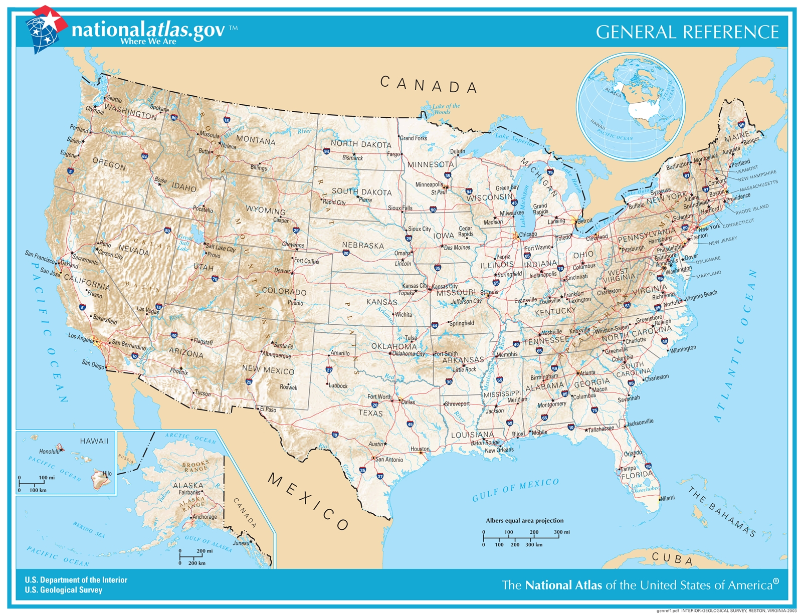 Printable US Maps With States USA United States America DIY Worksheets Library