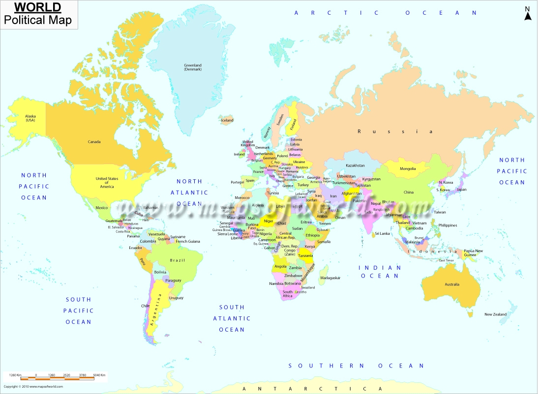 Printable World Map B W And Colored