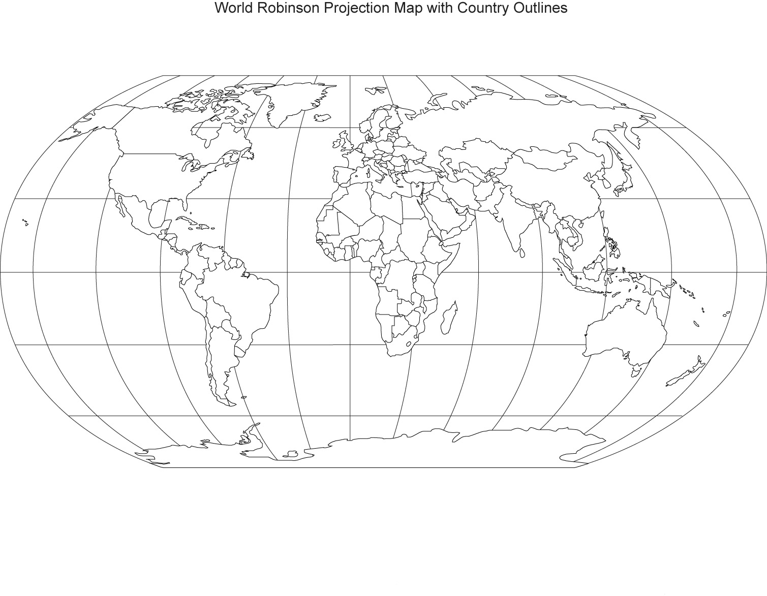 A3 World Map Printable Free Blank