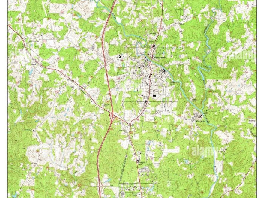 Randleman North Carolina Map 1970 1 24000 United States Of America By Timeless Maps Data U S Geological Survey Stock Photo Alamy