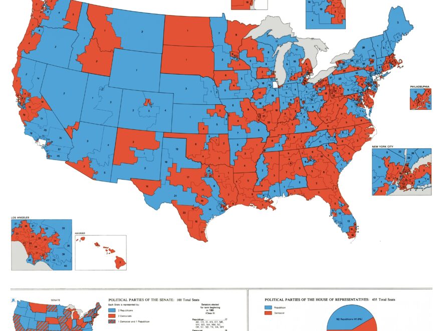 Red Map Blue Map National Endowment For The Humanities